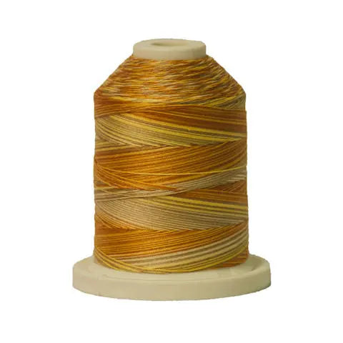009 Golden Harvest Signature Cotton Variegated Thread Mini Spool - 40WT