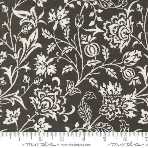 108" Agatha Road Midnight Cotton Wideback Fabric Per Yard