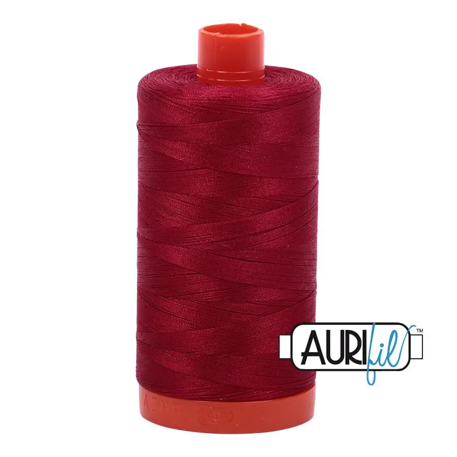 2260 Red Wine Aurifil Cotton 50wt Large Spool