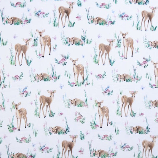 Digital Cuddle Multi Fawn Of You 58" - 60" Fabric per yard