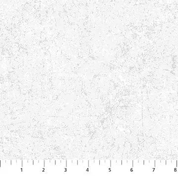 White Frosty Glisten 43"/44" Cotton Fabric Per Yard