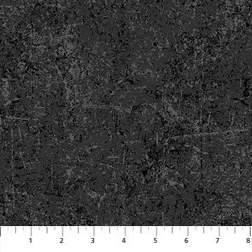 Black Charcoal Glisten 43"/44" Cotton Fabric Per Yard