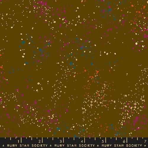 Brown Speckled Metallic Cocoa 43"/44" Fabric Per Yard