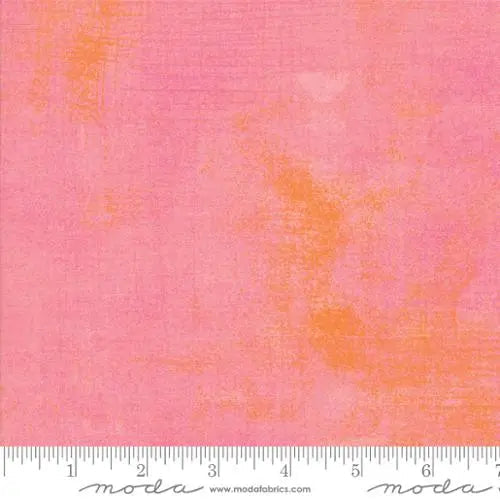 Pink Grunge Basics Salmon Rose 44"/45" Fabric Per Yard