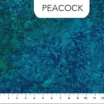 Blue Peacock 26755-66 Cotton 44"/45" Fabric Per Yard