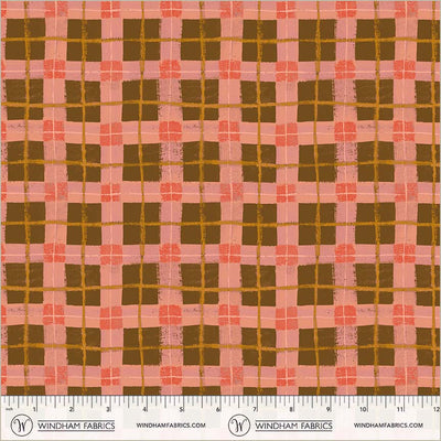 Dream Linoleum Plaid 43/44 Fabric Per Yard