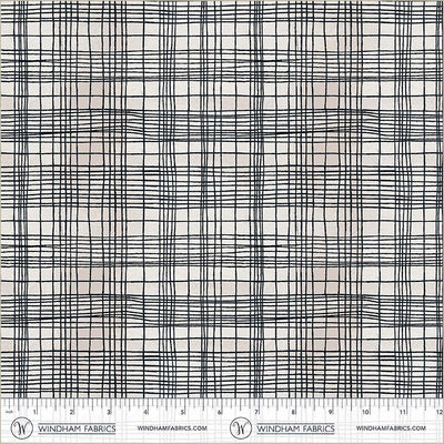 String Theory Plaid Cosmic Web Cotton 43/44 Fabric Per Yard