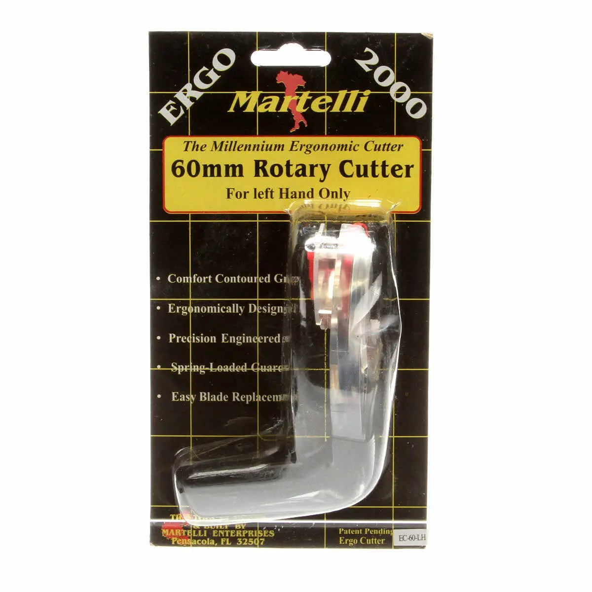 60mm Ergo 2000 Rotary Cutter Left Handed