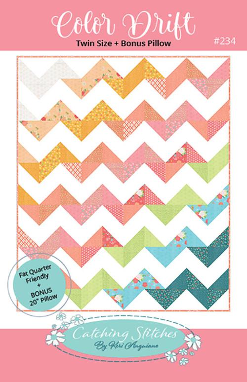 Color Drift Quilt Pattern by Keri Anguiano