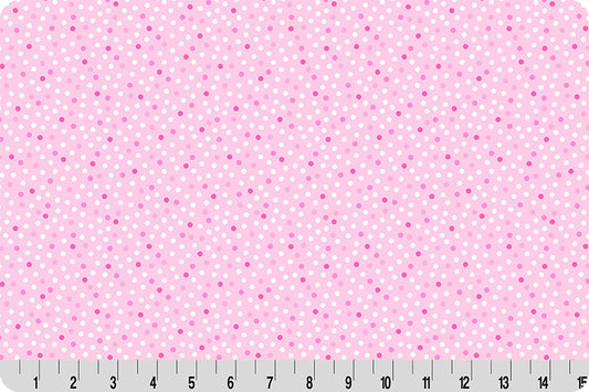 Barely Basics Lots a Dots Quilting Cuddle Blush Fabric Per Yard