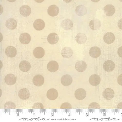 Beige Manila Hits The Spot Grunge Cotton Wideback Fabric - ( 1 Yard Pack )