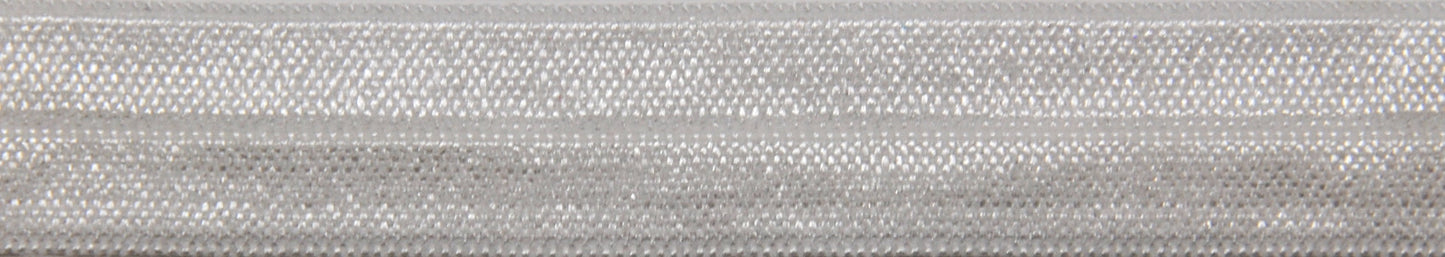 Belagio Enterprises - 1/2" width Fold-Over Elastic Ribbon (50 Yard Roll) - BE-305-27 White