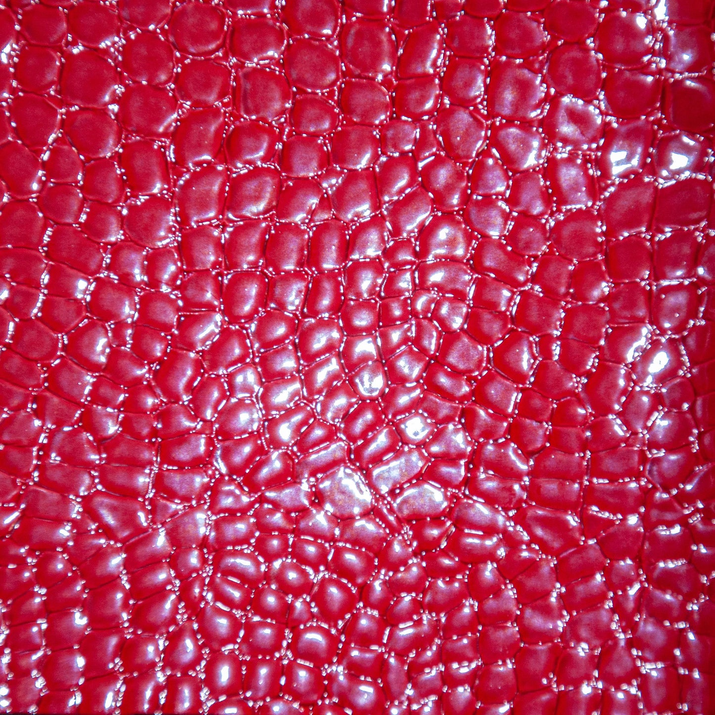 Belagio Enterprises - 17" X 36" Faux Snake Vinyl Fabric | BCV-22 Red