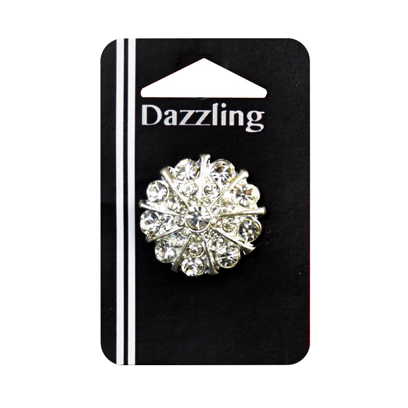 Belagio Enterprises - 1" Width Rhinestone Buttons (6pcs per Order) - BRB-159