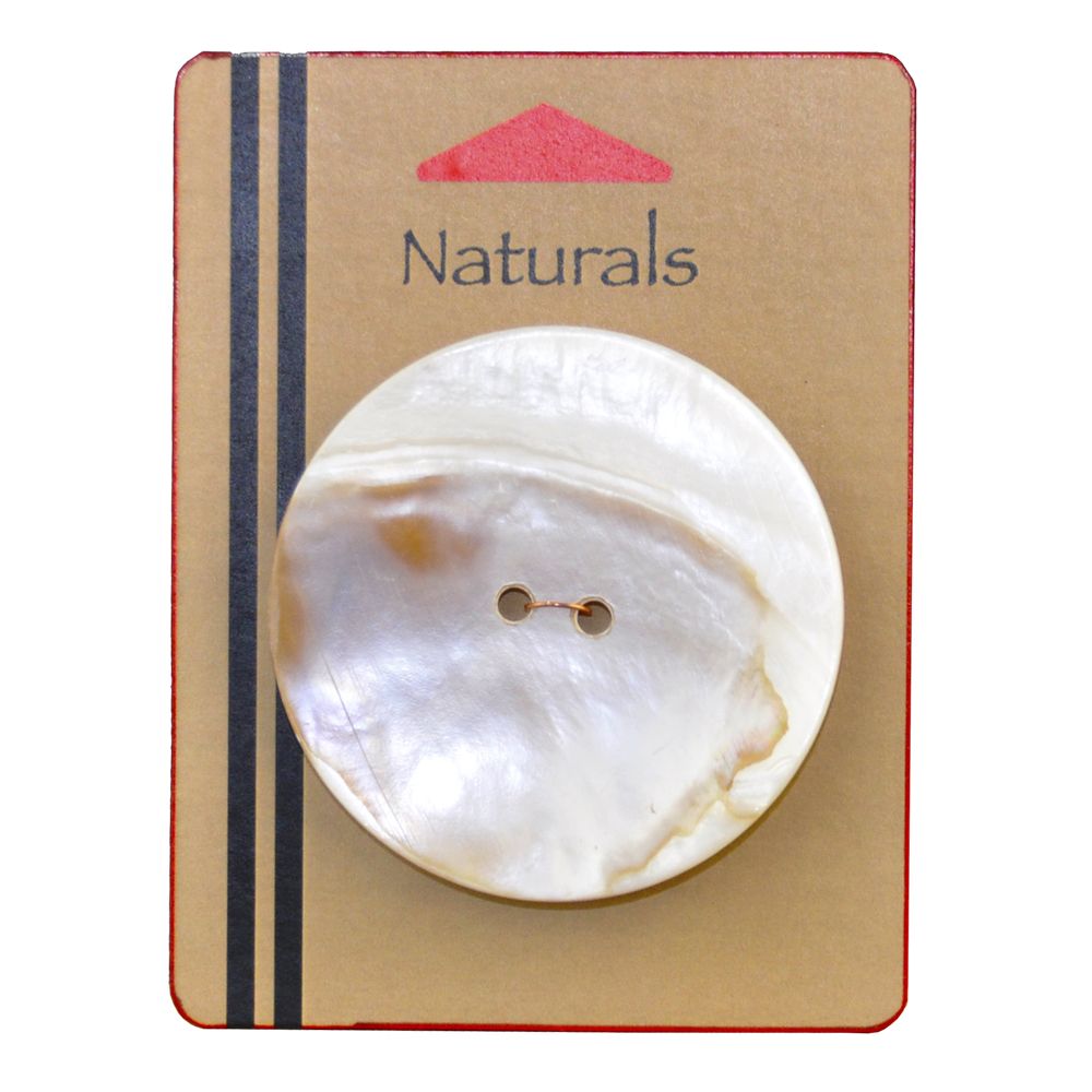 Belagio Enterprises - 2 1/2-inch Naturals Buttons (6pcs Per Packet) - BPB-1010