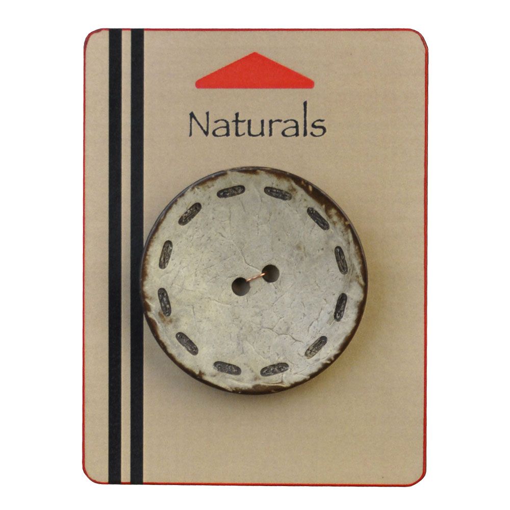 Belagio Enterprises - 38mm Naturals Buttons (6pcs Per Packet) - BPB-1008