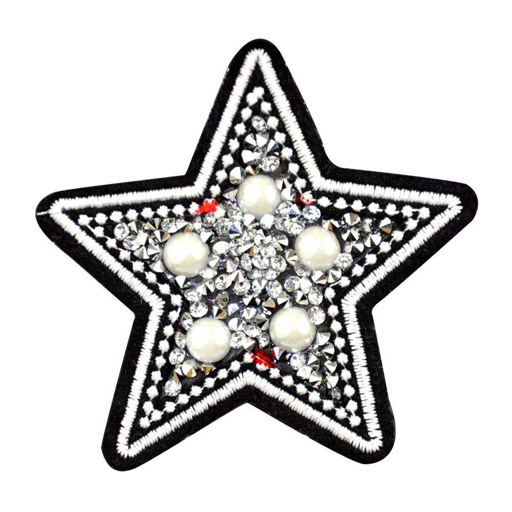 Belagio Enterprises - Assorted Appliqu?©s Rhinestone Star (12pcs per Pack) - BM-5500