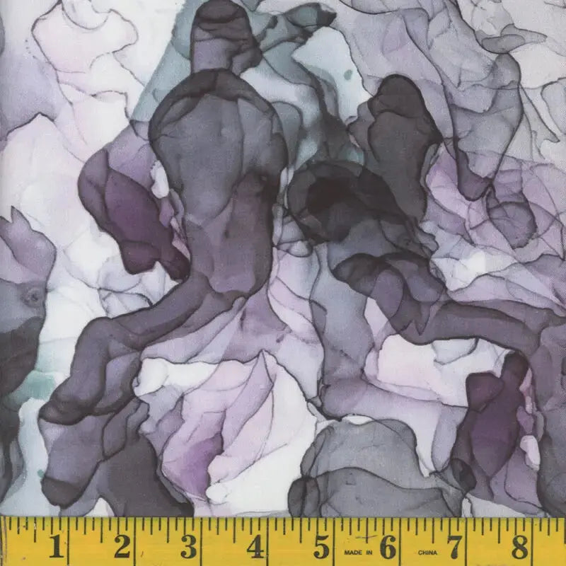 Black Grey Smoke Cotton Wideback Fabric per yard