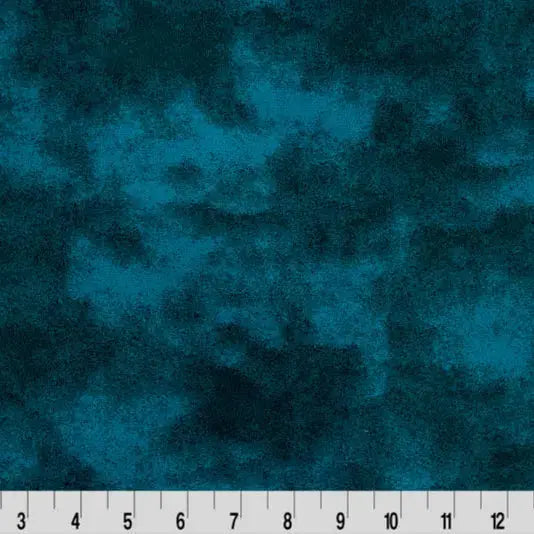 Blue Green Extra Wide Mist Cuddle Mallard Fabric per yard