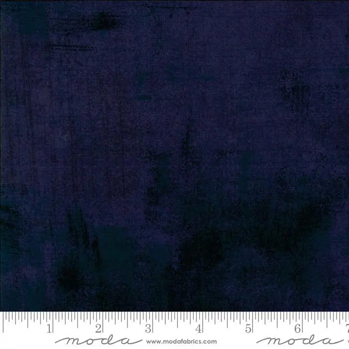 Blue Grunge Basics Graphite 44"/45" Per Yard