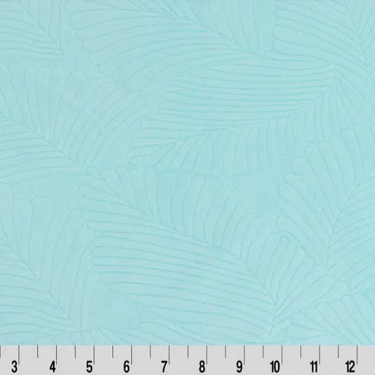 Blue Saltwater Cuddle 3 Extra Wide Tropic Burnout Fabric per yard