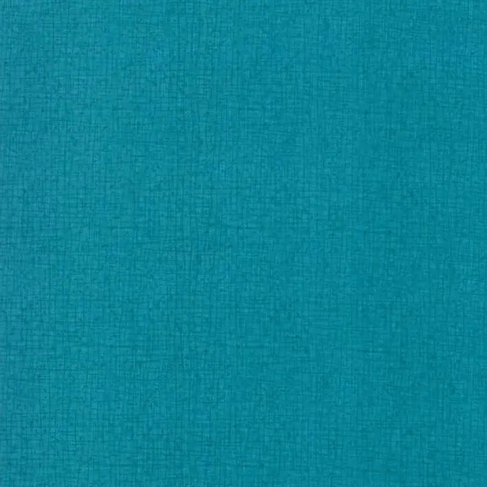 Blue Turquoise Thatched Cotton Wideback Fabric - ( 1 Yard Pack )