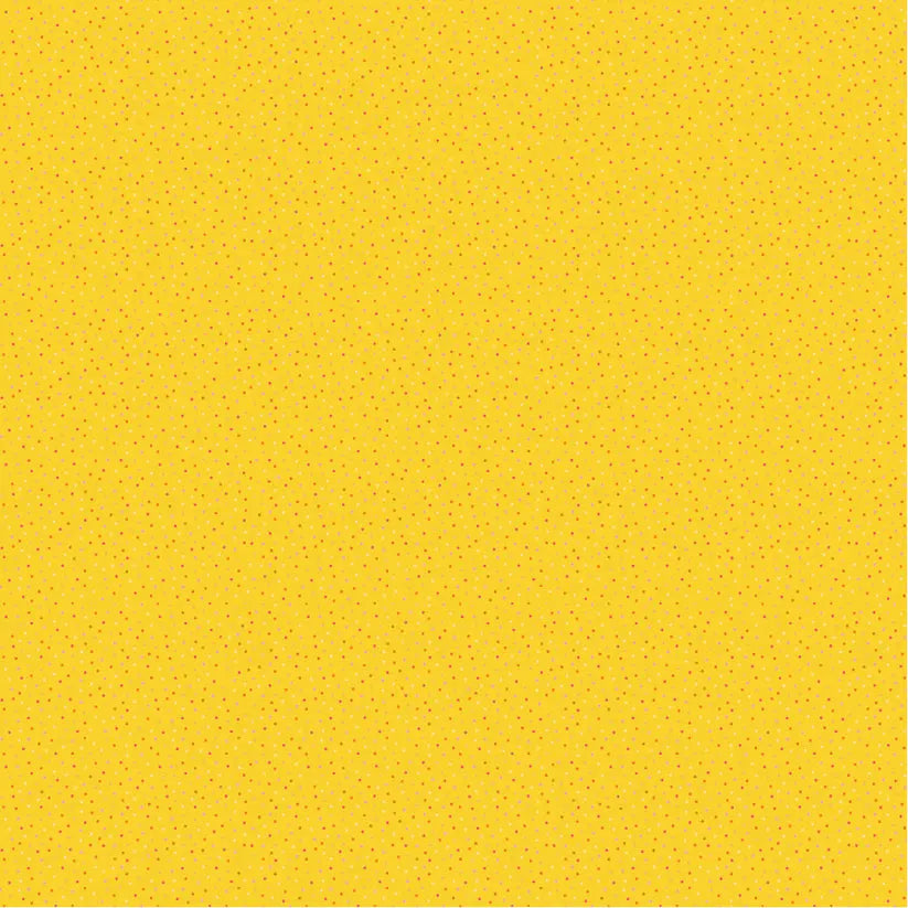 Bright Yellow Lemon Meringue Cotton 44"/45" Fabric Per Yard