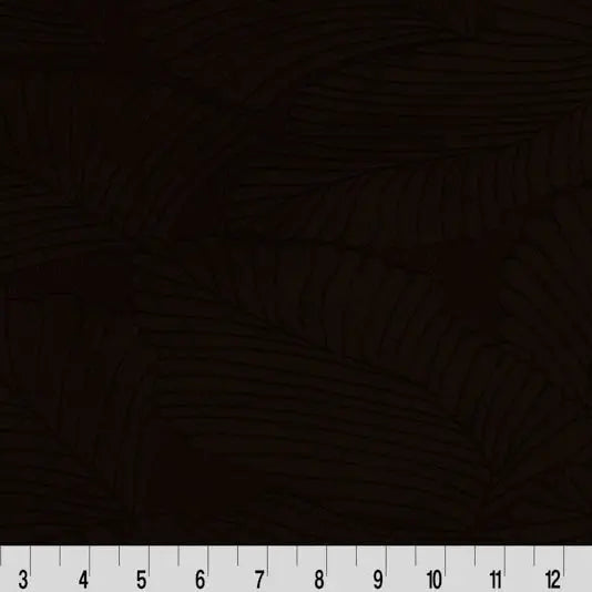 Brown Chocolate Cuddle 3 Extra Wide Tropic Burnout Fabric per yard