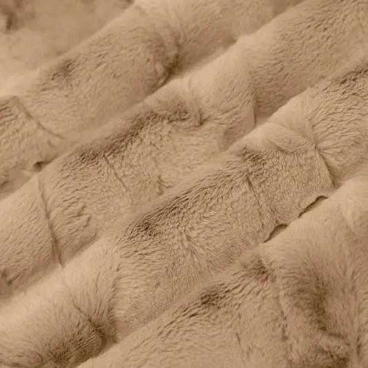 Brown Latte Luxe Cuddle Mirage 80" Fabric per yard
