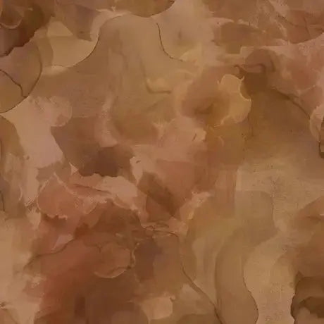 Brown Pecan Aura Watercolor Blender Wideback Cotton Fabric - ( 1 3/4 Yard Pack )
