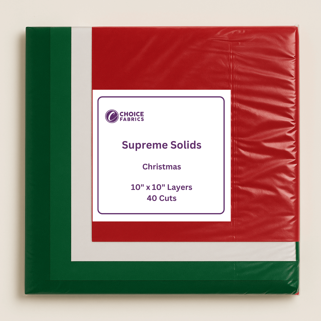 Supreme Solids - 10" Squares - Christmas (40 Squares)