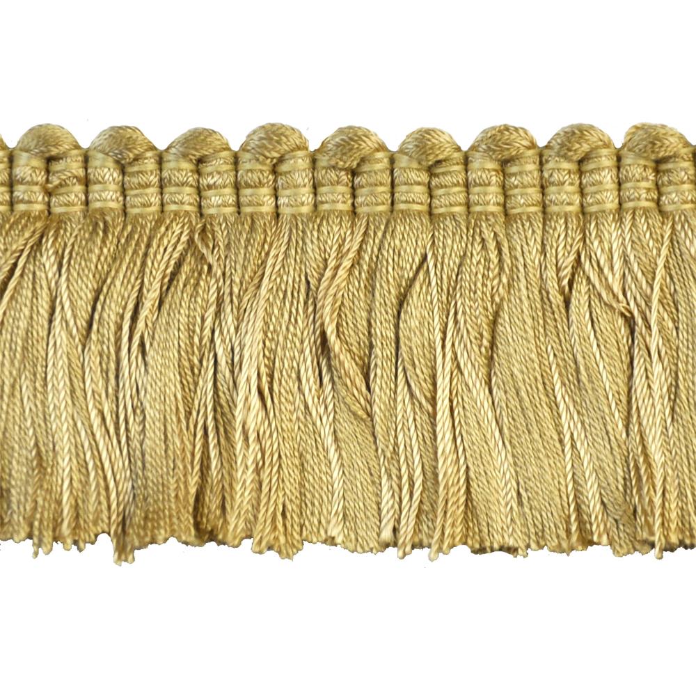 Colors Collection - 2" Brush Fringe (25 Yard Roll)-BF-4018-28 Beige