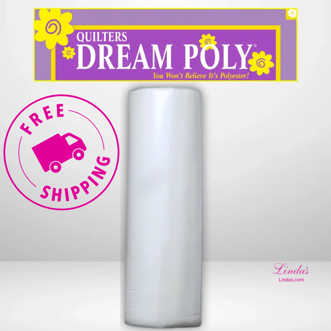 Quilters Dream Deluxe White Poly Batting Throw Roll - 60" x 30 yards -- AVAILABLE FOR PRE-ORDER - ROUGHLY 8 WEEKS