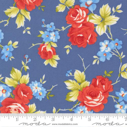 Dark Blue Rosie Denim Jeans Wideback Fabric Per Yard