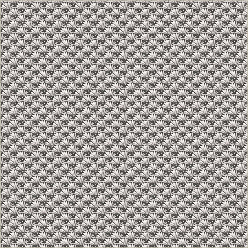 Dark Grey Verona Fanned Cotton 44/45 Fabric Per Yard