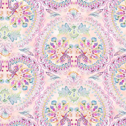 Daydreams Floral Paisley 44"/45" Fabric Per Yard