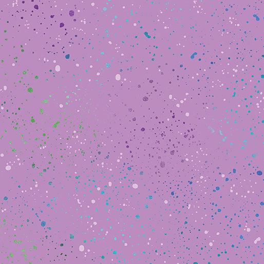 Medium Orchid Spatter Cotton 44"/45" Fabric Per Yard
