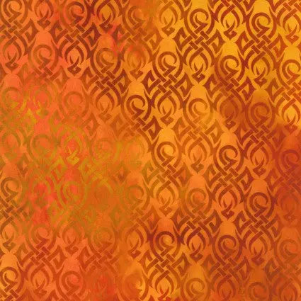 Dragons Emerald Reign Fire Flames 44"/45" Fabric Per Yard