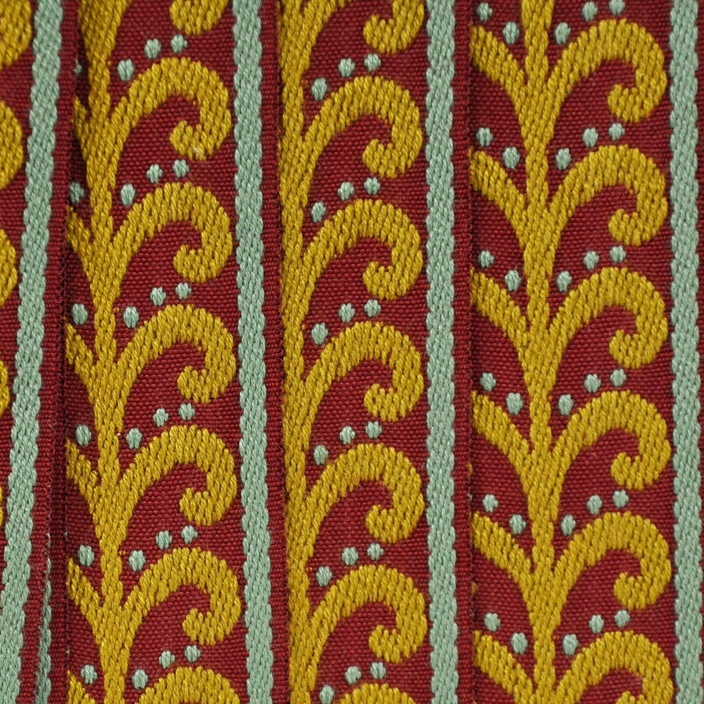 Elegance Collection - 2" width Braid (25 Yard Roll) - BR-7091-17/14 Wine and Gold