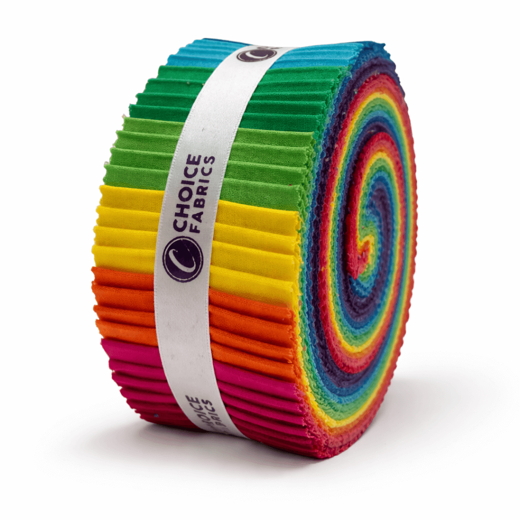 Supreme Solids - 2.5" Roll - Rainbow (40 Strips)