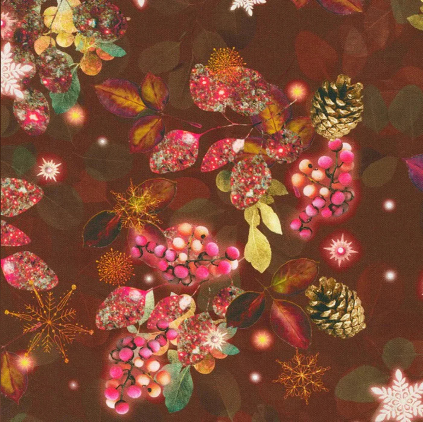 Festive Beauty Fabric By The Yard 44" Wide
