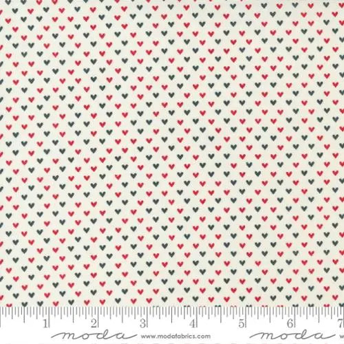 Flirt Tiny Heart Cream Multi Blender Dot 44"/45" Fabric Per Yard