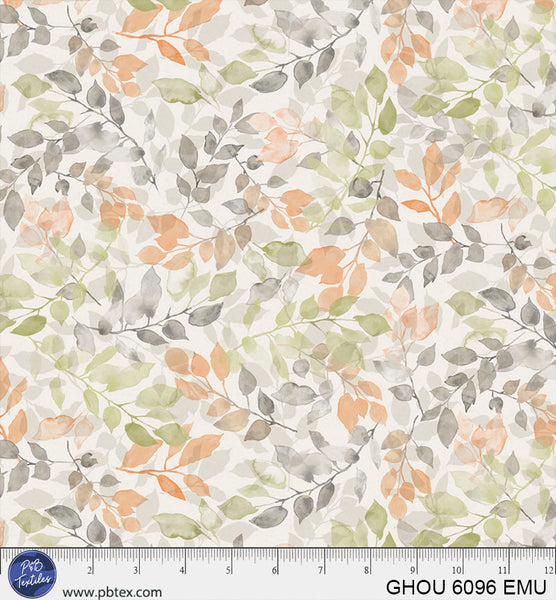 Golden Hour Earth Multi Allover Vines Cotton 44/45 Fabric Per Yard