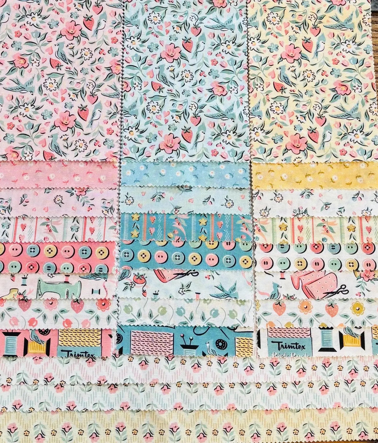 Granny's Sewing Room - 2 1/2" Strips 42 Prints