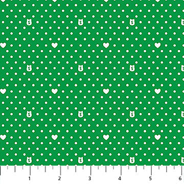 Green Coral Dot Blender Squishmallows Cotton 44"/45" Fabric Per Yard