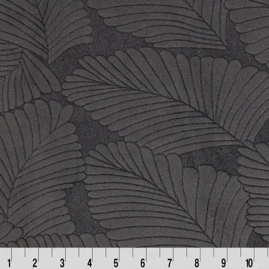 Grey Ash Cuddle 3 Extra Wide Tropic Burnout Fabric per yard