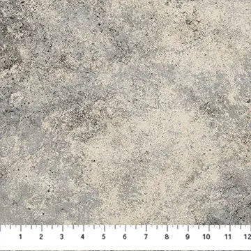 Grey Mountain Mist Stonehenge Multi Mixers Cotton Wideback Fabric - ( 1 1/4 Yard Pack )