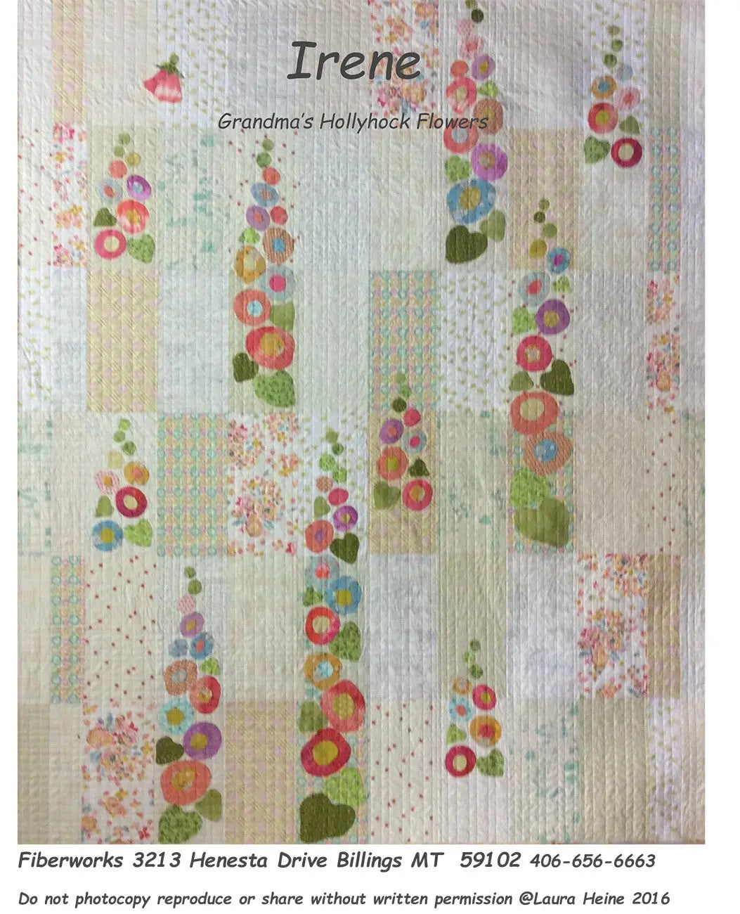 Irene Grandmothers Hollyhock Flowers
