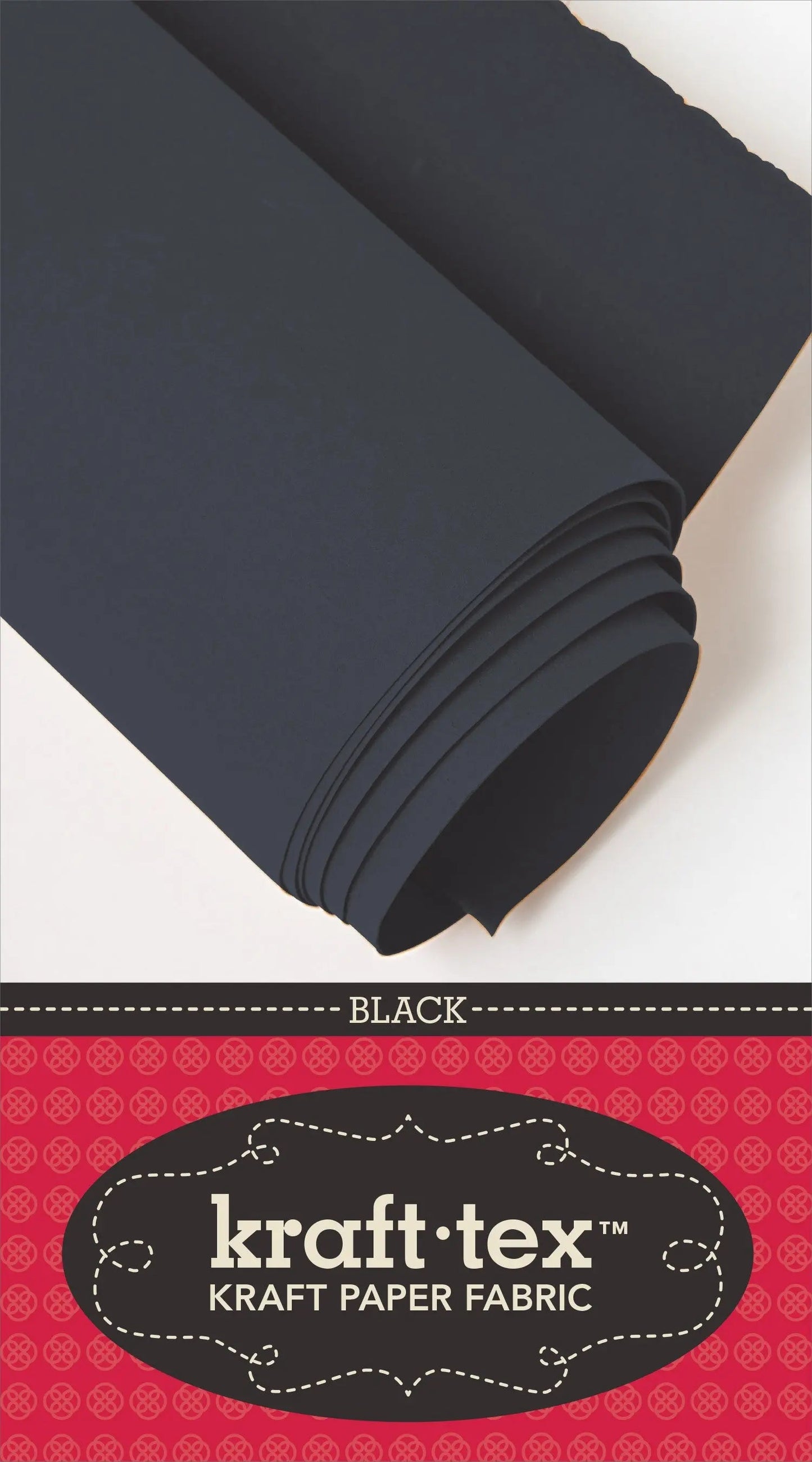 Kraft-tex Roll Black 19in x 1-1/2 yard roll