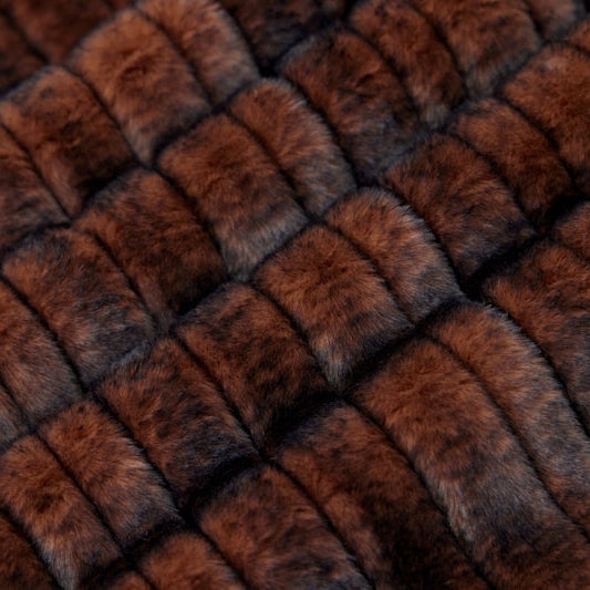 French Roast" Luxe Cuddle Glazed Vienna 58"/60" Fabric per yard